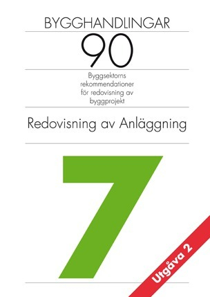 Bygghandlingar 90 : byggsektorns rekommendationer för redovisning av byggprojekt. D. 7, Redovisning av anläggning; Klas Eckerberg, Lars Andersson, Niklas Lindberg, Mica Lindfors; 2011