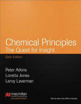 Chemical Principles: Palgrave Version; Atkins Peter W., Jones Loretta, Laverman Leroy; 2013