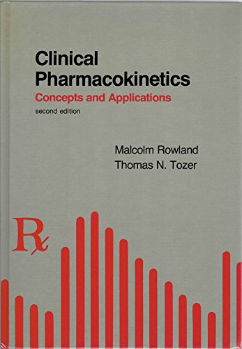 Clinical pharmacokinetics : concepts and applications; Malcolm Rowland; 1989