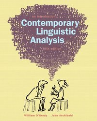 Contemporary Linguistics Analysis; William Ogrady; 2004