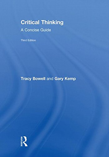 Critical Thinking; Bowell Tracy, Gary Kemp; 2009