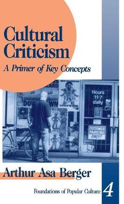 Cultural Criticism; Arthur A Berger; 1995