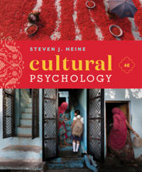 Cultural Psychology; Steven J Heine; 2020