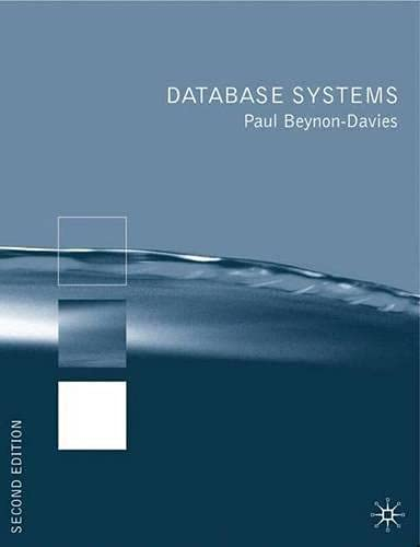 Database systems; Paul Beynon-Davies; 2000