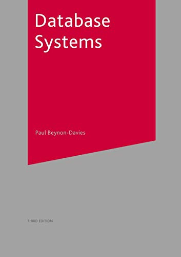 Database Systems; Paul Beynon-Davies; 2003