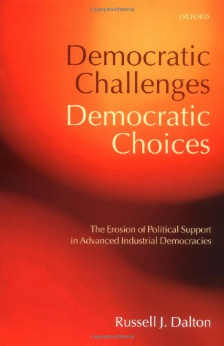 Democratic challenges, democratic choices : the erosion of political support in advanced industrial democracies; Russell J. Dalton; 2004