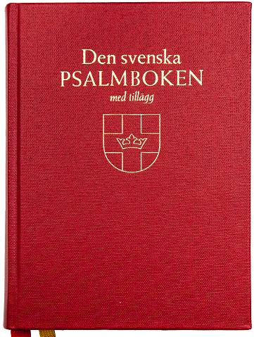 Den svenska psalmboken med tillägg och ny bönbok (bänkpsalmbok - röd); Kristina Anshelm; 2006