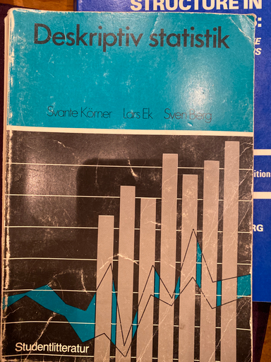 Deskriptiv statistik; Svante Körner; 1988