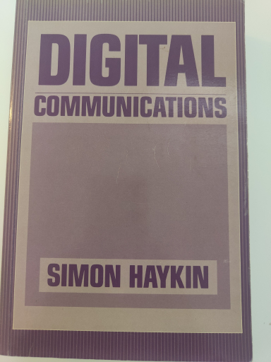 Digital communications; Simon S. Haykin; 1988