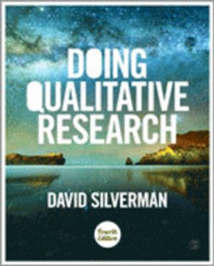 Doing Qualitative Research; David Silverman; 2013