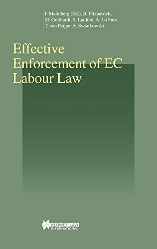 Effective Enforcement of EC Labour Law; Jonas Malmberg; 2003