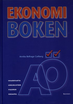 Ekonomiboken; Annika Belfrage Carlberg; 2003