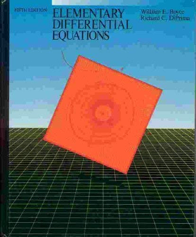 Elementary differential equations; William E. Boyce; 1992