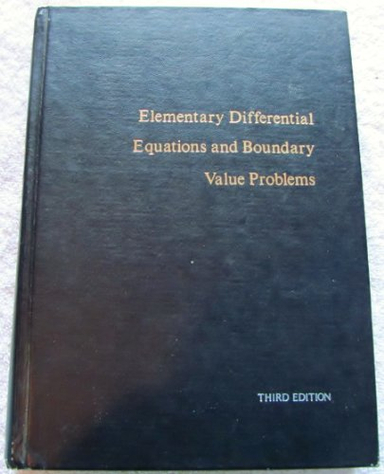 Elementary differential equations and boundary value problems; William E. Boyce; 1977