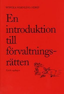 En introduktion till förvaltningsrätten; Wiweka Warnling-Nerep, Wiweca Warnling-Nerep; 2000