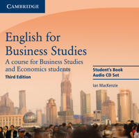 English for Business Studies Audio CDs (2); Ian MacKenzie; 2010