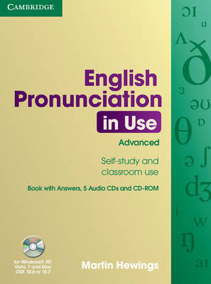 English Pronunciation in Use Advanced Book with Answers, 5 Audio CDs and CD-ROM; Martin Hewings; 2007