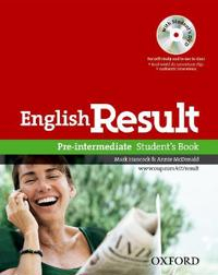 English Result: Pre-Intermediate: Student's Book with DVD Pack; Mark Hancock; 2010