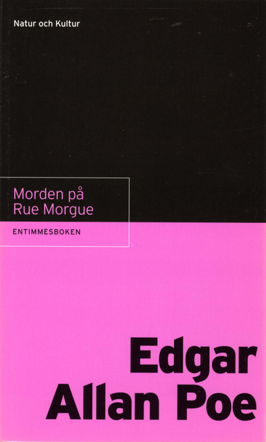 Entimmesboken Poe, Edgar Allan / Morden på Rue Morgue; Edgar Allan Poe; 1998