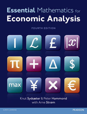 Essential Mathematics for Economic Analysis with MyMathLab Global access card; Knut Sydsaeter; 2012