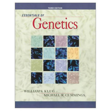 Essentials of genetics; William S. Klug; 1999