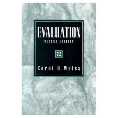 Evaluation; Carol H. Weiss; 1998