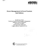 Event Management & Event TourismTourism Dynamics Series; Donald Getz; 2005