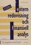 Ext red fin analys övn + facit eu-bas 99; Jan Thomasson; 2001