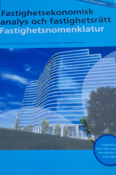 Fastighetsekonomisk analys och fastighetsrätt, fastighetsnomenklatur; Fastighetsnytt (tidskrift), Institutet för värdering av fastigheter, Samfundet för fastighetsekonomi, Aspect
(senare namn), Aspect; 2003