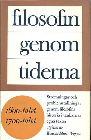 Filosofin genom tiderna; Konrad Marc-Wogau; 1983