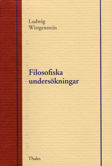 Filosofiska undersökningar; Ludwig Wittgenstein; 1996