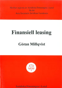 Finansiell leasing; Göran Millqvist; 1986