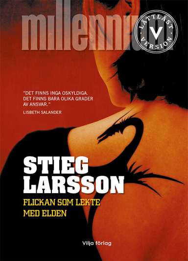 Flickan som lekte med elden (lättläst); Stieg Larsson; 2021