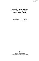 Food, the Body and the Self; Deborah Lupton; 1996