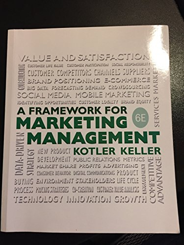 Framework for Marketing Management; Kevin Lane Keller, Dr. Philip T. Kotler