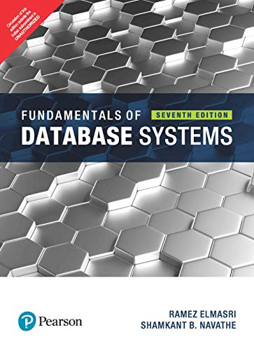 Fundamentals of Database Systems; Ramez Elmasri