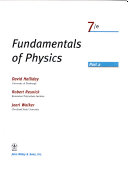 Fundamentals of Physics, 7th Edition, Part 2 (Chapters 12&#8211;20); David Halliday, Robert Resnick, Jearl Walker; 2003