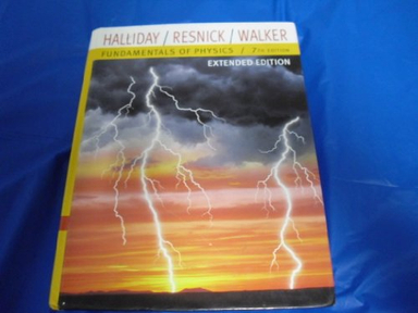 Fundamentals of physics; David Halliday; 2005