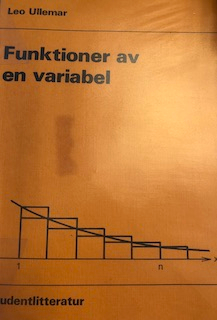 Funktioner av en variabel; Leo Ullemar; 1976