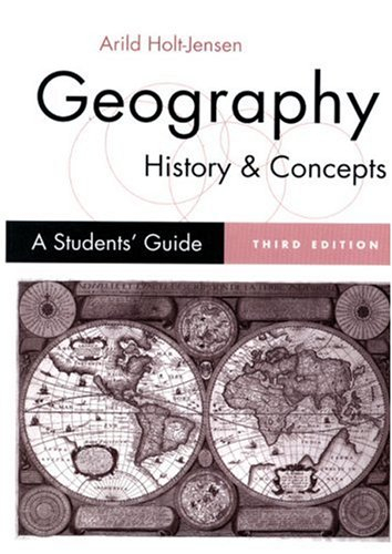 Geography - History and Concepts; Arild Holt-Jensen; 1999