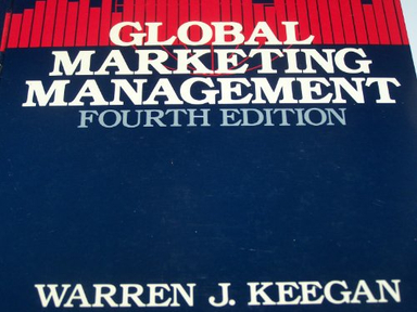 Global marketing management; Warren J. Keegan; 1989