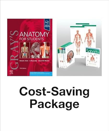 Gray's Anatomy for Students 5e and Paulsen: Sobotta Atlas of Anatomy, Package, 17th ed., English/Latin - Value Pack; Richard Drake; 2023