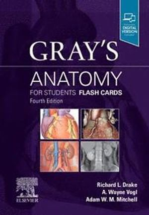 Gray's Anatomy for Students Flash Cards; Richard L Drake; 2019