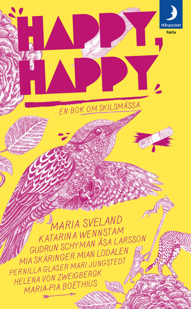 Happy, happy : en bok om skilsmässa; Maria Sveland, Katarina Wennstam, Pernilla Glaser, Mari Jungstedt, Åsa Larsson, Mian Lodalen, Gudrun Schyman, Mia Skäringer, Helena von Zweigbergk, Maria-Pia Boëthius; 2012