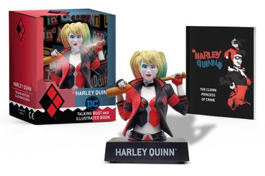 Harley Quinn Talking Figure And Illustrated Book; Steve Korte; 2021