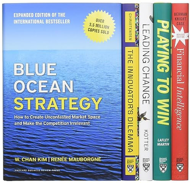 Harvard Business Review Leadership & Strategy Boxed Set (5 Books); Harvard Business Review, John P Kotter, Clayton M Christensen, Renee A Mauborgne, W Chan Kim; 2016