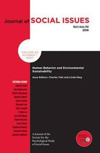 Human Behavior and Environmental Sustainability; Charles Vlek, L. Steg; 2007