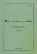 Hur man räknar statistik; Olle Vejde; 1996