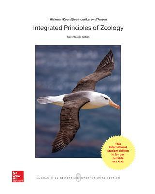 INTEGRATED PRINCIPLES OF ZOOLOGY; Cleveland Hickman; 2017