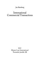 International commercial transactions; Jan Ramberg; 2000